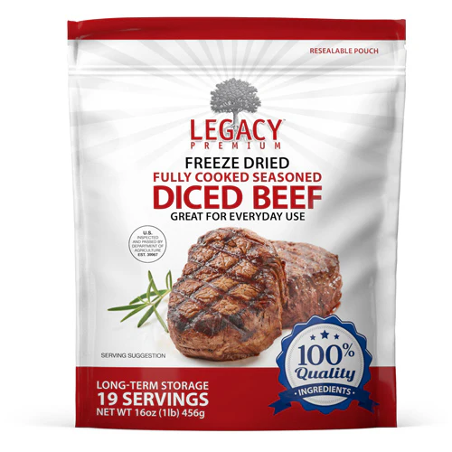 Assorted 100% USDA Freeze Dried Meat Package - Image 4