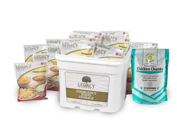 79 Serving Freeze Dried Chicken and Entree Combo Bucket - Image 6