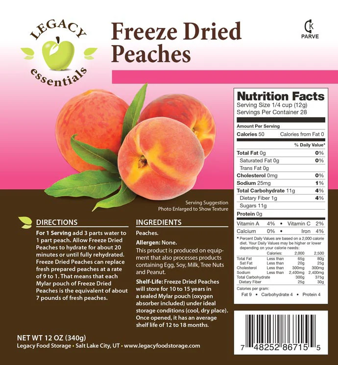 Freeze Dried Peaches - Image 6