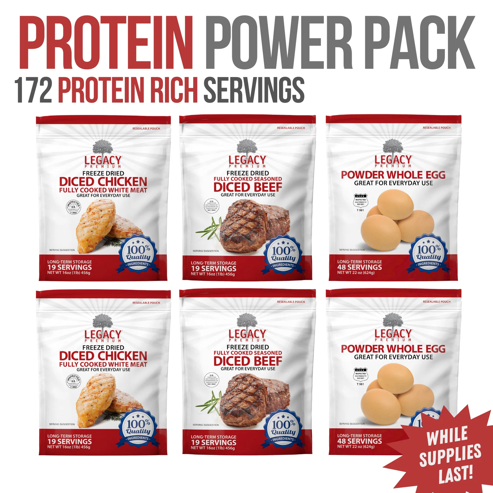 Protein Power Pack - 172 Protein Packed Servings - Image 2